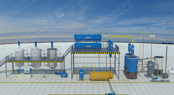 pyrolysis oil to diesel plant