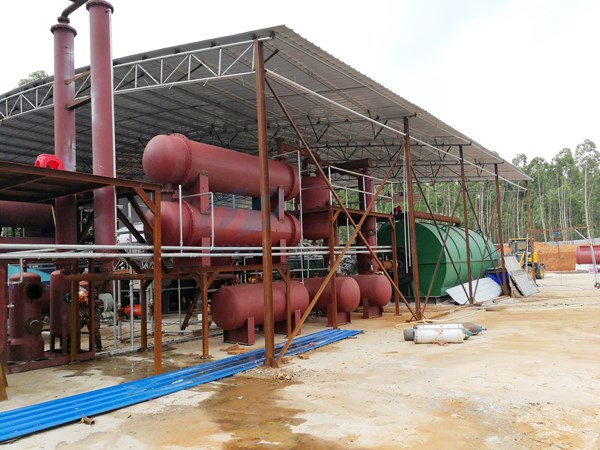 plastic to oil machine