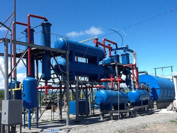 plastic to oil machine