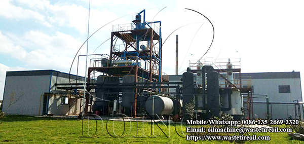 waste plastic oil to diesel plant