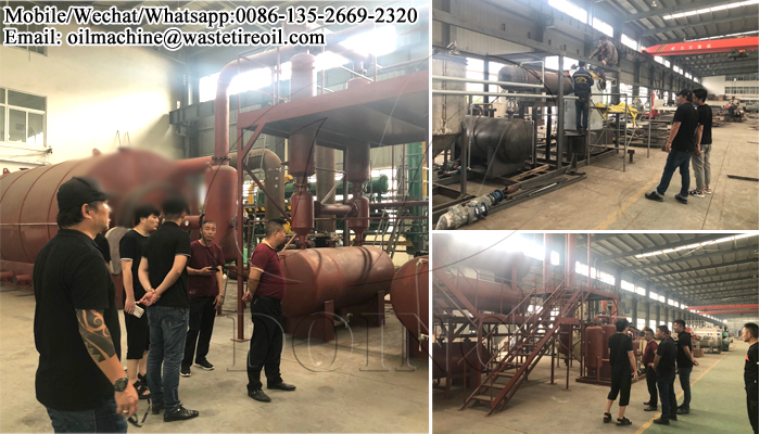 plastic to oil machine