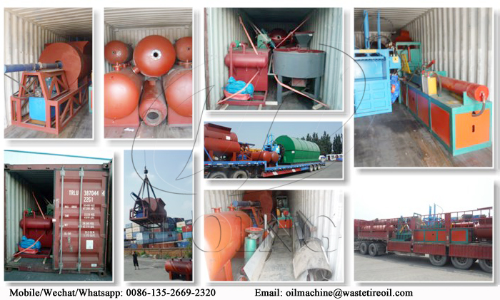 waste plastic to oil machine
