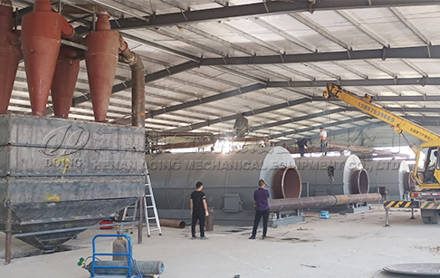 40TPD plastic to oil machine project in India
