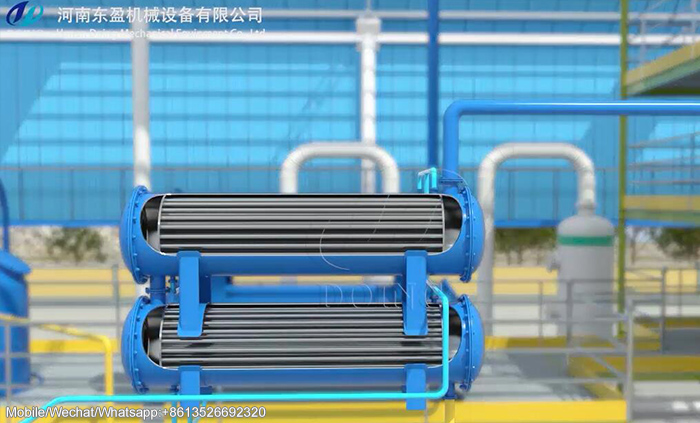 pyrolysis oil distillation plant
