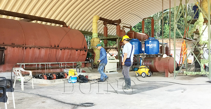 plastic to fuel oil machine