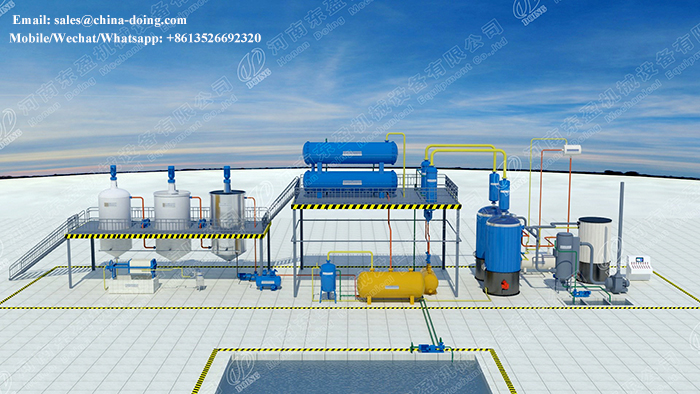 waste plastic oil to diesel