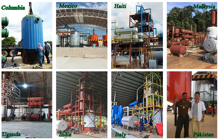 waste plastic oil to diesel plant