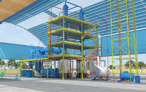 Waste Plastic Oil to Diesel Plant