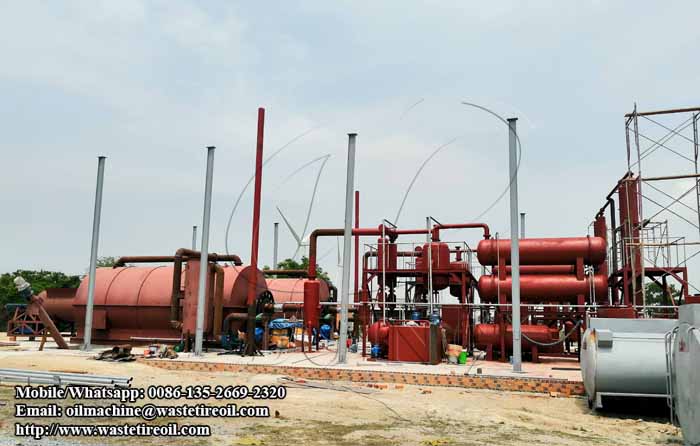 oil sludge pyrolysis plant