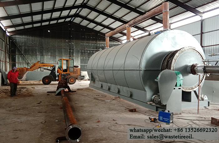 waste oil sludge pyrolysis plant