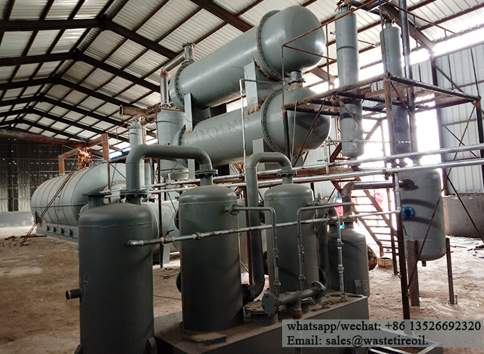 waste oil sludge pyrolysis reactor