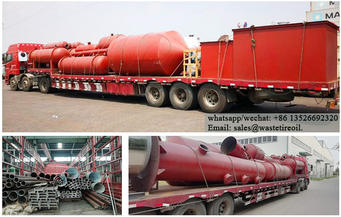 waste tire to fuel oil pyrolysis plant
