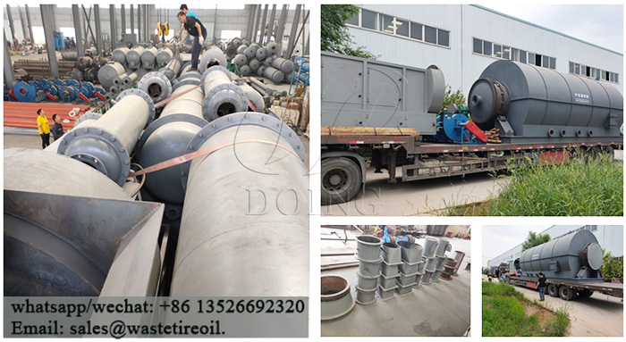 waste plastic to oil pyrolysis plant