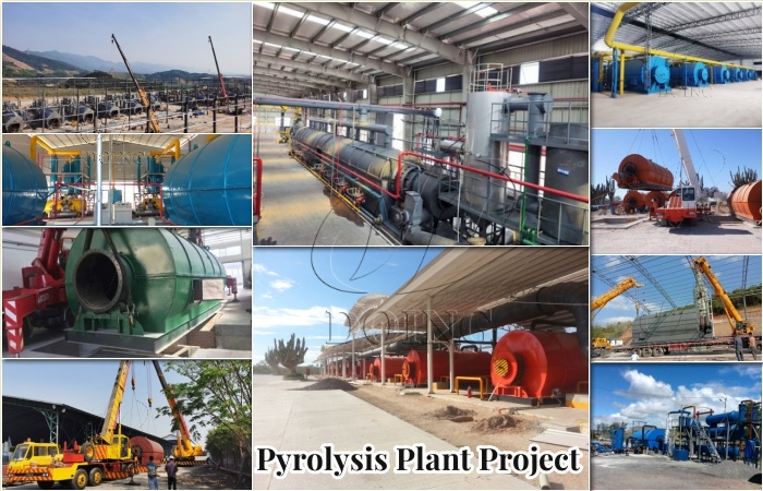 pyrolysis machine project cases