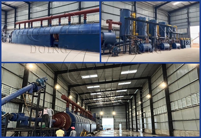 fully automatic tire pyrolysis plant 