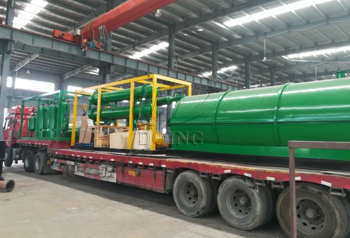 skid mounted small pyrolysis machine