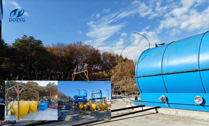 tire plastic to diesel plant in Japan
