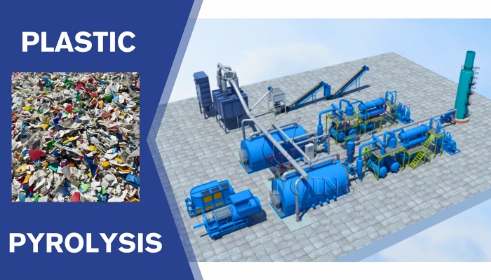 DOING batch type waste plastic pyrolysis equipment in India