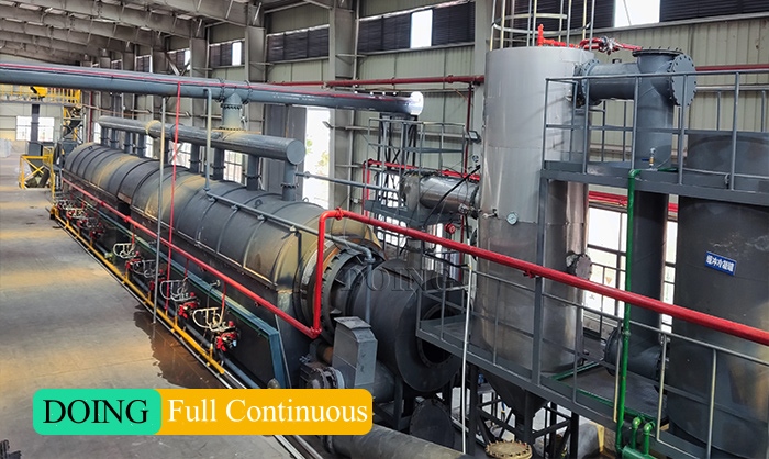 fully continuous pyrolysis plant in China
