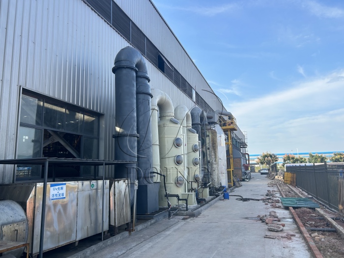environmental tire plastic pyrolysis plant