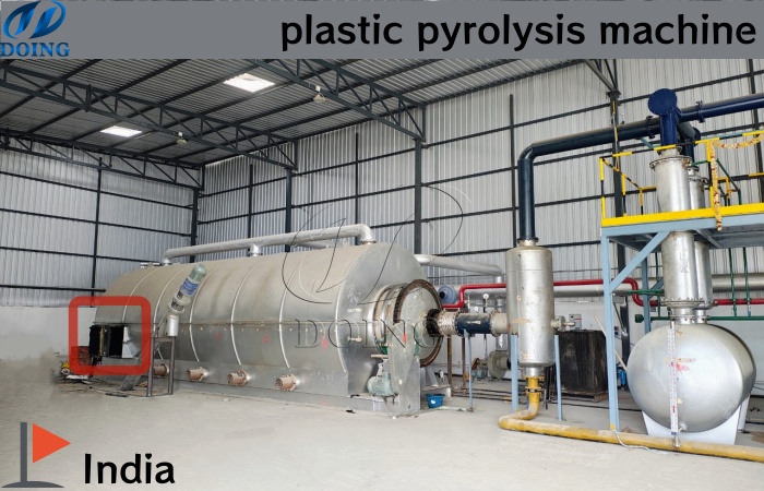 Plastic to fuel pyrolysis machine order from India