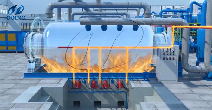 Waste-to-fuel recovery pyrolysis technology