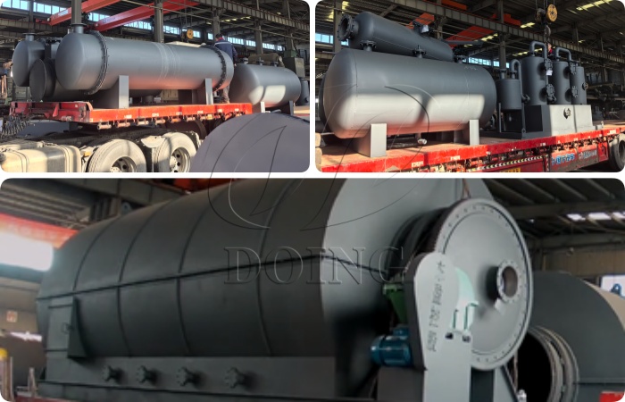 Indonesia plastic waste to fuel pyrolysis machine