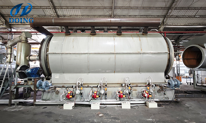 DOING pyrolysis plant for plastic recycling in China