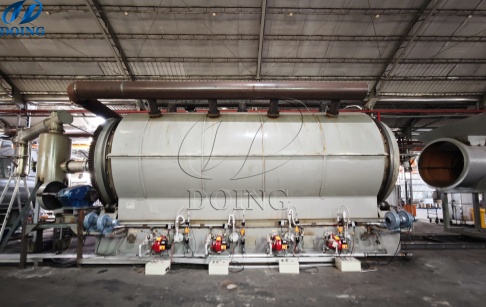 Henan Doing’s 15-Ton Plastic Pyrolysis Oil Production Machine for Industrial Use Video