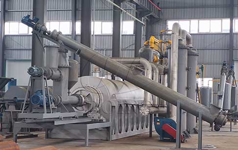 Continuous waste plastic to fuel machine