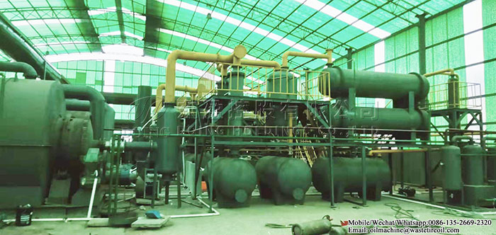 waste tire pyrolysis plant