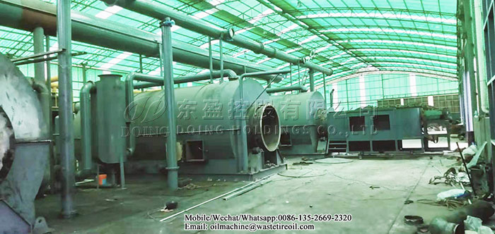 waste tire pyrolysis plant