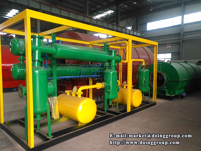 small plastic pyrolysis plant