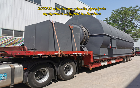 20TPD aluminum-plastic recycling pyrolysis plant were delivered to Liaoning from DOING company.