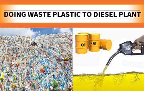DOING Waste Plastic to diesel equipment operation videos of convert plastic to oil
