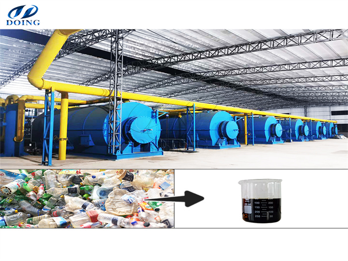 plastic to oil pyrolysis plant