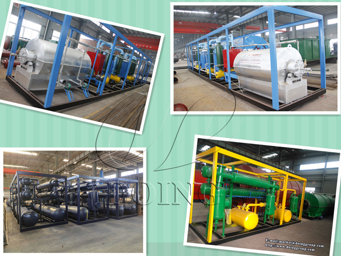 small scale waste plastic pyrolysis plant