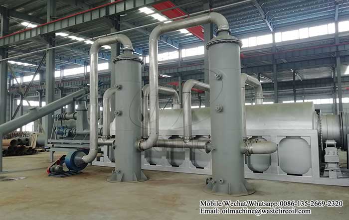 continuous waste plastic to fuel machine