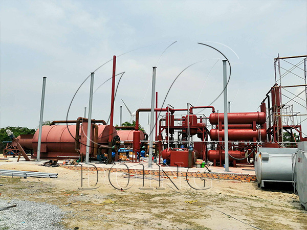 plastic to oil machine