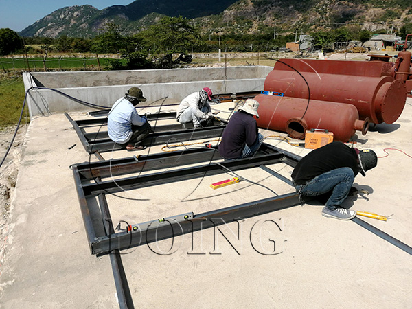 plastic to oil machine project