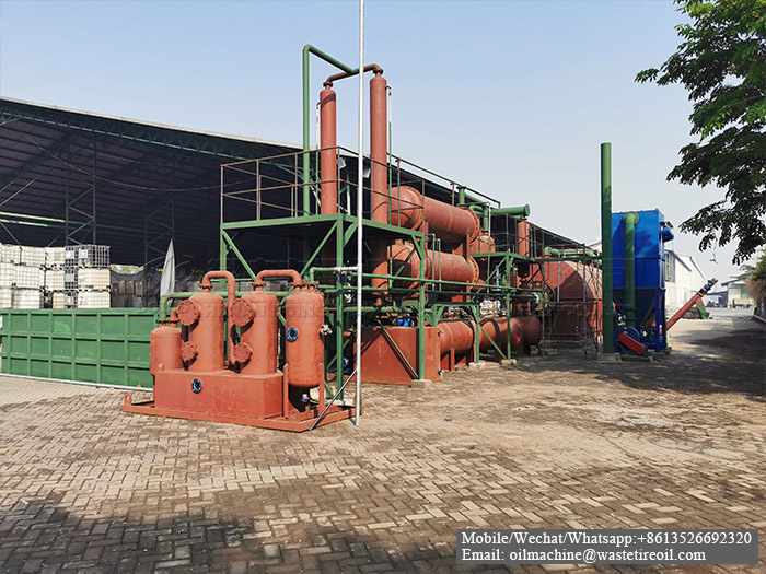 waste plastic to oil pyrolysis plant