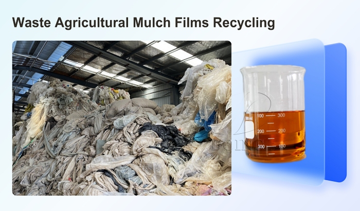 Agricultural plastic film recycling method