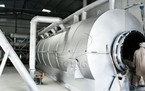 DOING® EVA Plastic Pyrolysis Machine In India Installation Video